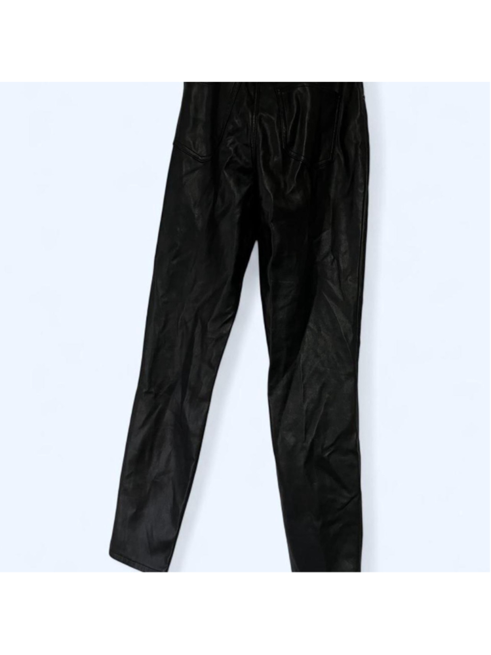 Pistola black faux leather pants